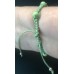 ARMBAND geknoopt GROEN met GROENE 3D kralen 